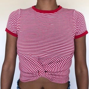 Striped Crop❤️